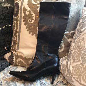 Stuart Weitzman dark brown knee high boots